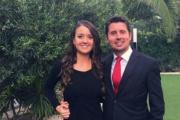 Maje junto a su esposo asesinado.