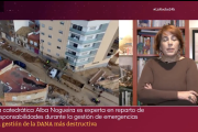 Alba Nogueira, durante su intervención como 'experta'