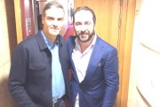El presunto conseguidor del 'caso Koldo', Víctor de Aldama, con el presidente del Gobierno, Pedro Sánchez.