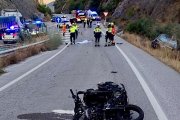 Accidente en la A-355, en Coín, Málaga.
