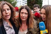 Leire Díez a su llegada a los juzgados de Plaza de Castilla para declarar por el caso que lleva su nombre.