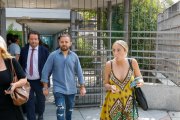 Rocio Flores y David Flores, en los juzgados en 2023.