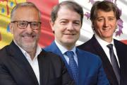 Carlos Pollán, Alfonso Fernández Mañueco y Carlos Martínez