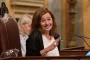 La presidenta del Congreso, Francina Armengol, durante una sesión