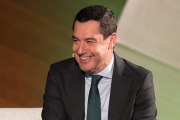 El presidente de la Junta de Andalucía, Juanma Moreno