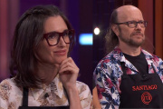 Paz Vega y Santiago Segura en Masterchef Celebrity Legends