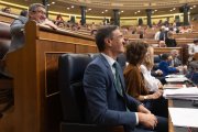 El presidente del Gobierno, Pedro Sánchez, durante una sesión de control al Gobierno