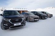 La gama Ford Vignale, a prueba en la nieve