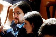 Iglesias, Montero y Errejón, en la Asamblea de Madrid (EP)