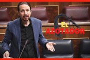 Pablo Iglesias, este miércoles en el Congreso