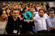 Varios de los fundadores de Podemos, en Vistalegre