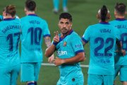 Luis Suárez está nominado al premio Puskas por un gol que marcó con la camiseta del Barcelona.