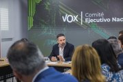 Santiago Abascal en la ejecutiva de Vox