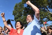 La secretaria general de ERC, Marta Rovira, y el expresidente del partido, Oriol Junqueras, se reencuentran en Cantallops (Girona)
GLÒRIA SÁNCHEZ-EUROPA PRESS
12/7/2024