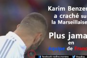 Imagen difundida por redes sociales para pedir que Benzema no juegue con la selección francesa.