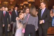 La Reina Letizia, enseñando a bailar lambada