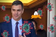 Sánchez,lanzando besitos al virus