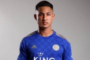 Faiq Bolkiah, con la camiseta del Leicester inglés.