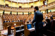 Casado y Sánchez en una sesión de control al Gobierno.