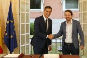 Pedro Sánchez y Pablo Iglesias / foto de archivo