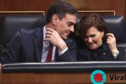 Pedro Sánchez y Carmen Calvo