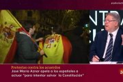 El periodista de 'El País', José María Brunet, durante su intervención en el programa presentado por Xabier Fortes en TVE.