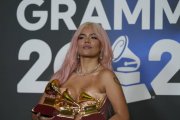 Karol G, en la ceremonia de los Grammy latinos del pasado año, celebrada en Sevilla.