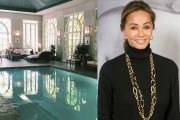 Isabel Preysler y parte de su mansión madrileña.