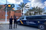 Policía Nacional en Elche. Imagen de archivo