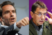 El portavoz del PP, Borja Semper, y el ex de Podemos, Juan Carlos Monedero.