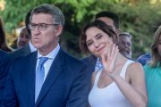 El presidente del PP, Alberto Núñez Feijóo y la presidenta de la Comunidad de Madrid, Isabel Díaz Ayuso.