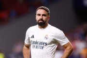 Dani Carvajal, durante un partido con el Real Madrid.