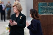 La Reina Sofia y Margarita Robles, en el aniversario de la UME.