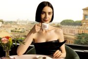 La actriz Lily Collins, protagonista de "Emily en París"