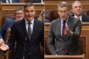 Pedro Sánchez y Feijóo durante la sesión de control al Gobierno en el Congreso

EDUARDO PARRA / EUROPA PRESS
19/6/2024