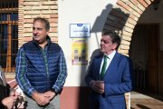 el consejero de la Presidencia, Luis Miguel González Gago, ha visitado esta mañana la localidad palentina de Hornillos de Cerrato, en Palencia.