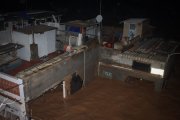 La capital del l'Horta Sud, Torrent, completamente inundad por el desbordamiento del barranco del pollo.