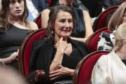 Paloma Rocasolano durante la gala de entrega de los Premios Princesa de Asturias en el Teatro Campoamor de Oviedo.