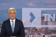Víctor Arribas, en el plató de Telemadrid.
