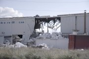 Nave siniestrada de Industrias Climber SA en un polígono industrial en Ibi, el 27 de noviembre de 2024