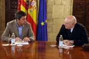 Carlos Mazón junto a Alberto Araque presidente de la Asociación de Trabajadores Autónomos de la Comunitat Valenciana