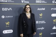 La presentadora Angels Barceló durante el photocall previo a la gala de los Premios Ondas.