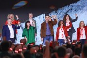 El Presidente del Gobierno, Pedro Sánchez, durante el 41 Congreso Federal del PSOE en el Palacio de Congresos y Exposiciones.