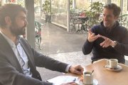 Borja Sémper, portavoz del PP, en conversación con ESdiario