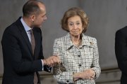 La Reina Sofía vuelve a mostrar su mejor cara.