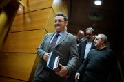 El Fiscal General del Estado, Álvaro García Ortiz, a su llegada a la comparecencia en la Comisión de Justicia, en el Senado, a 18 de febrero de 2025, en Madrid (España). García Ortiz comparece para presentar la Memoria anual de la Fiscalía referida a 2023. Es la primera vez que acude a las Cortes Generales desde que el Tribunal Supremo (TS) le imputó por un presunto delito de revelación de secretos contra el novio de la presidenta de la Comunidad de Madrid.

Fernando Sánchez / Europa Press
18 FEBRERO 2025;FISCAL;GARCÍA ORTIZ;COMPARECENCIA;FISCAL GENERAL DEL ESTADO;
18/2/2025