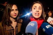 La exministra de Igualdad y eurodiputada de Podemos, Irene Montero.
