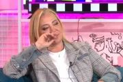 Belén Esteban en el plató de Ni que Fuéramos Shhh.