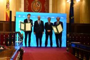 Entrega del Premio Nacional de Tauromaquia a Albert Serra y la UCTL.

REMITIDA / HANDOUT por JCCM
Fotografía remitida a medios de comunicación exclusivamente para ilustrar la noticia a la que hace referencia la imagen, y citando la procedencia de la imagen en la firma
03/3/2025