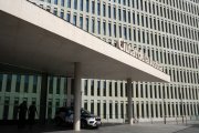 Archivo - Vista de la fachada de la Ciutat de la Justicia, a 2 de agosto de 2023, en Barcelona, Catalunya (España).